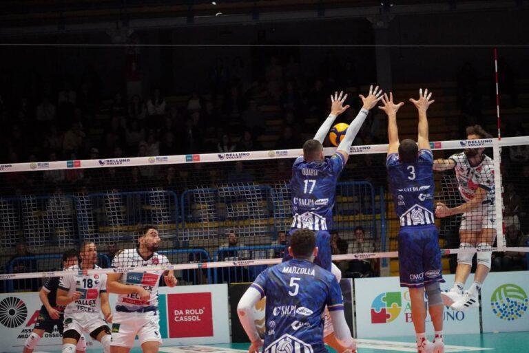 Sconfitta esterna per 0-3 della ErmGroup Altotevere contro un Belluno senza dubbio superiore. I biancazzurri, mai in partita, si disuniscono poi nel terzo set 