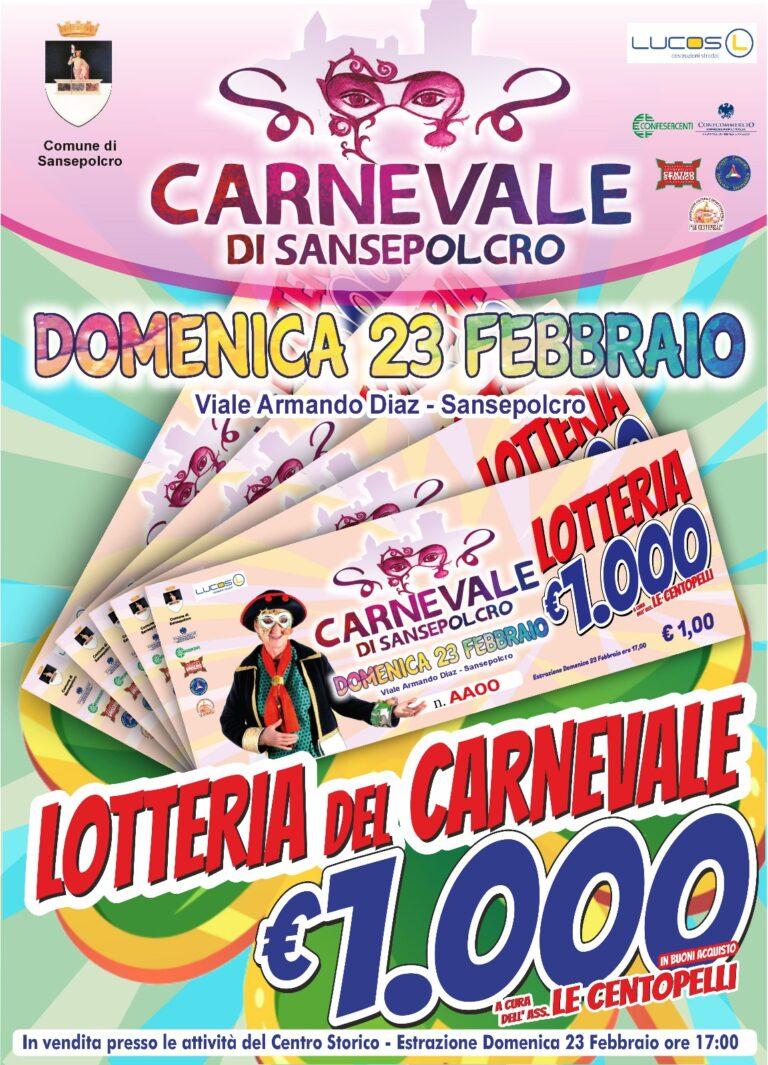 Carnevale di Sansepolcro: appuntamento domenica 23 febbraio con maschere, sfilate e divertimento!