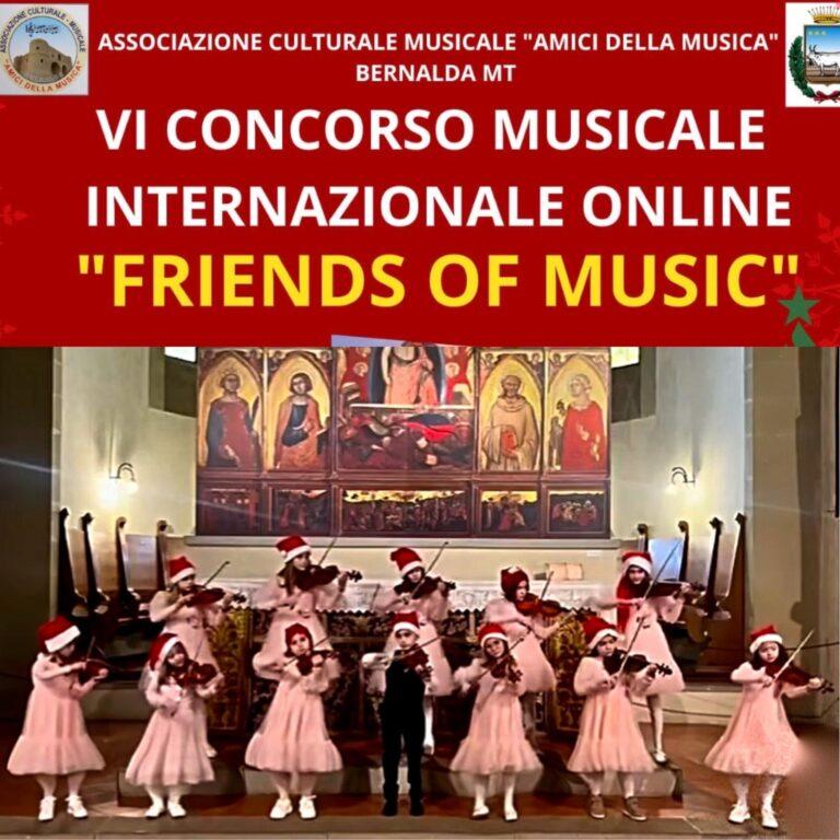 Concorso internazionale Friends of Music speciale Natale, primo premio per le Piccole Scintille