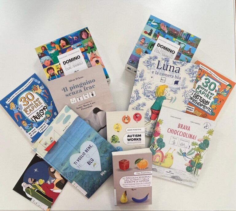 Donazione di libri “speciali” da parte di due abituali utenti della biblioteca: acquistato e consegnato alla responsabile del servizio dei libri in CAA, (comunicazione aumentativa e alternativa) che aiutano ad una facilitazione della comunicazione verbale tramite simboli e parole.