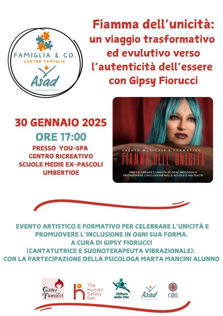 Gipsy Fiorucci – La fiamma dell’unicità continua a brillare per una società proiettata all’inclusivita’ e al dialogo