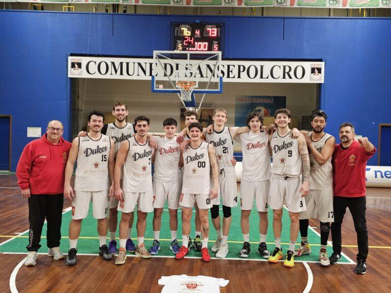 Basket: partita cruciale per la Romolini Immobiliare Dukes, scontro diretto in casa con Cus Pisa che vince 76 a 73