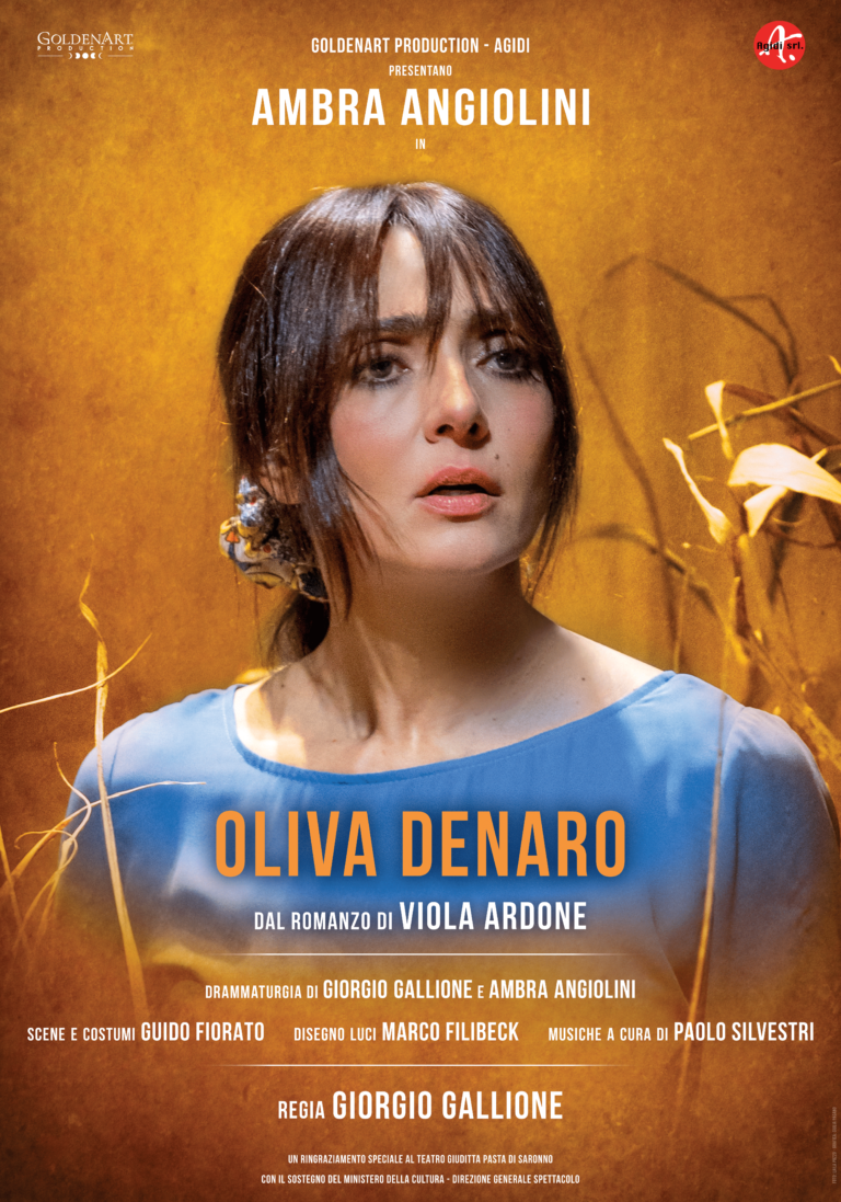 Ambra Angiolini al Teatro Dante di Sansepolcro con “Oliva Denaro”