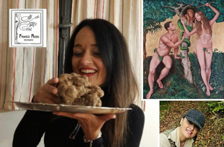Arte da gustare a Bologna: da Franco Rossi cena al Tartufo con Moira Lena Tassi