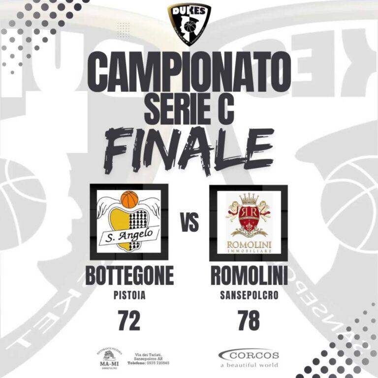 Basket: Sul difficile campo di Bottegone la Romolini Immobiliare riesce a respingere ogni assalto e si prende una fondamentale vittoria esterna per 78-72