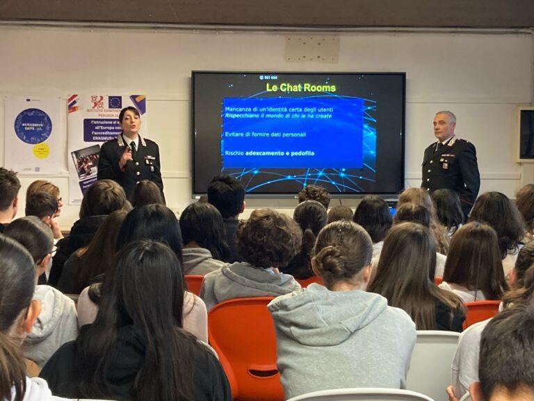 Cultura della legalità – Perugia: i Carabinieri incontrano gli studenti della Scuola