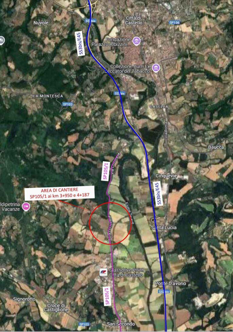 Viabilità – SP 105 Trestina, divieto di transito per i mezzi pesanti