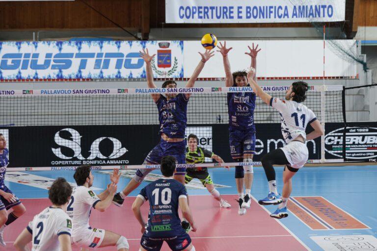 Si ferma dopo sette turni la serie utile della ErmGroup Altotevere, superata in casa per 1-3 da un Belluno