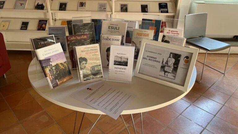 Giorno del ricordo: una sezione di libri dedicati in biblioteca a Città di Castello