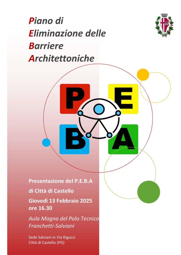 Città di Castello verso la realizzazione del PEBA, Piano di Eliminazione delle Barriere Architettoniche