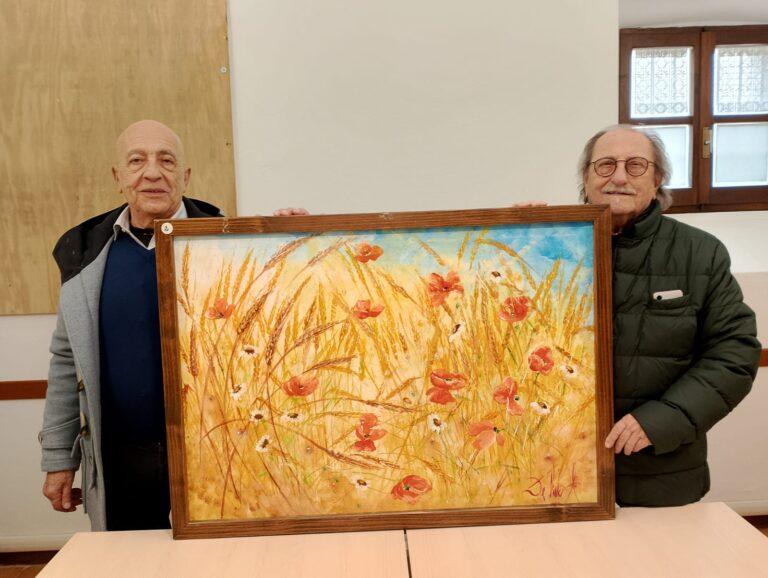 Donata l’opera dell’artista Alessandro DeVivo all’associazione di volontariato Altotevere Contro il Cancro