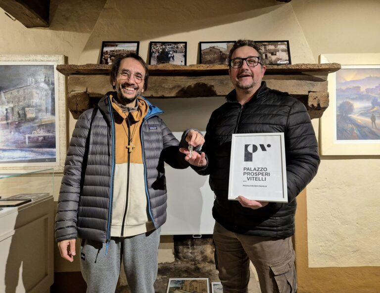 Il Piccolomuseo di Fighille cala il tris: consegnate le chiavi di Palazzo Prosperi-Vitelli nel cuore di Citerna alla Pro Loco Fighille