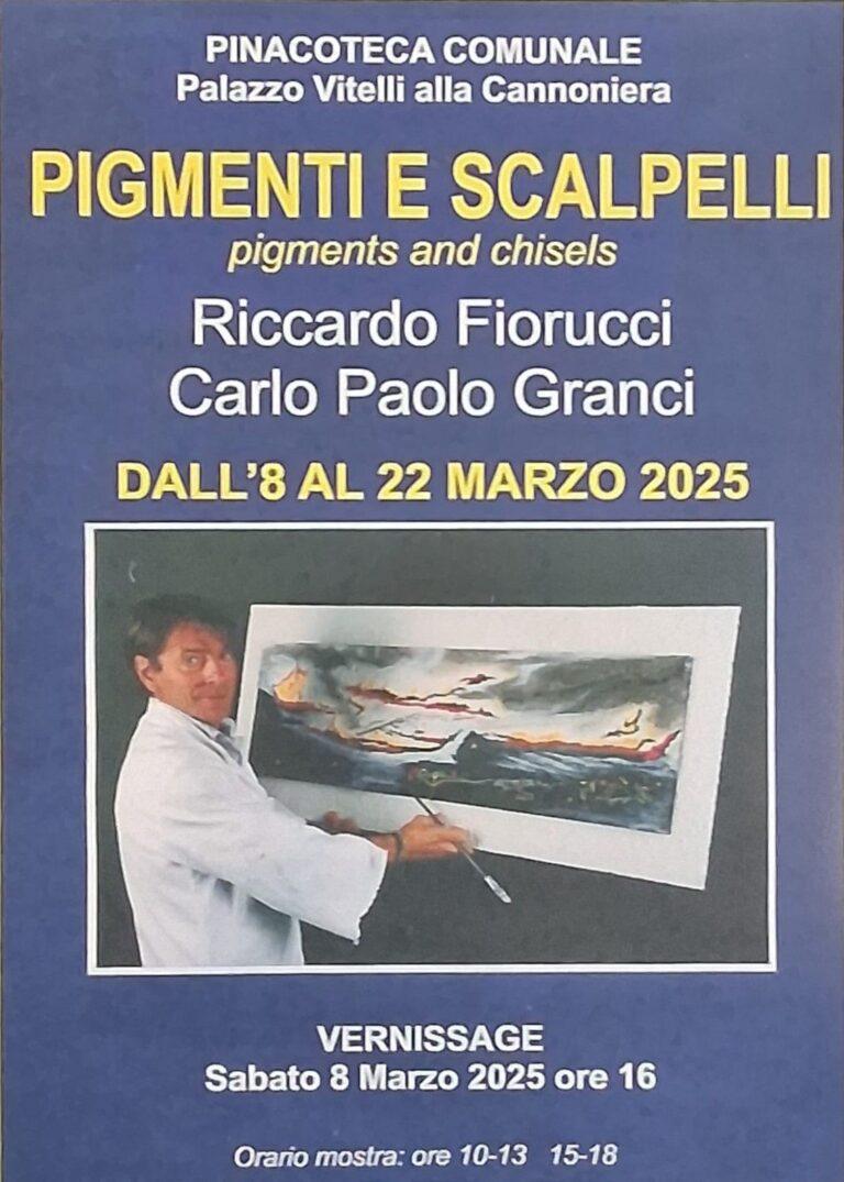 Sabato 8 marzo alle ore 16.00 nell’Ala Nuova della Pinacoteca comunale vernissage della mostra “Pigmenti e scalpelli”