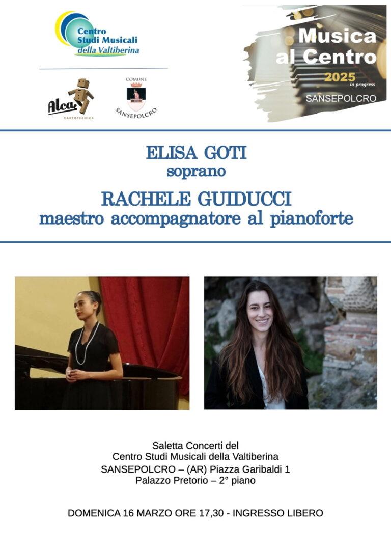 Il Centro Studi Musicali della Valtiberina propone un nuovo appuntamento per il ciclo “Musica al Centro in progress”