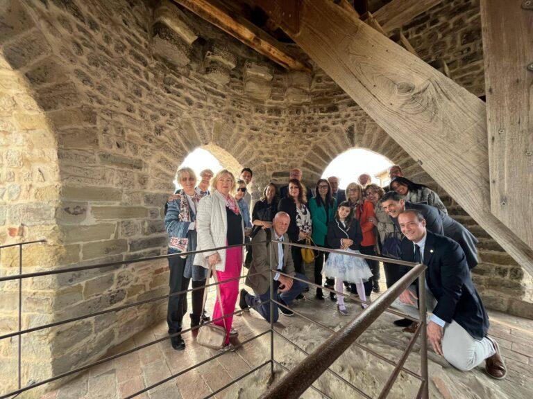 Il Rotary club di Città di Castello in visita al Museo diocesano e al Campanile cilindrico