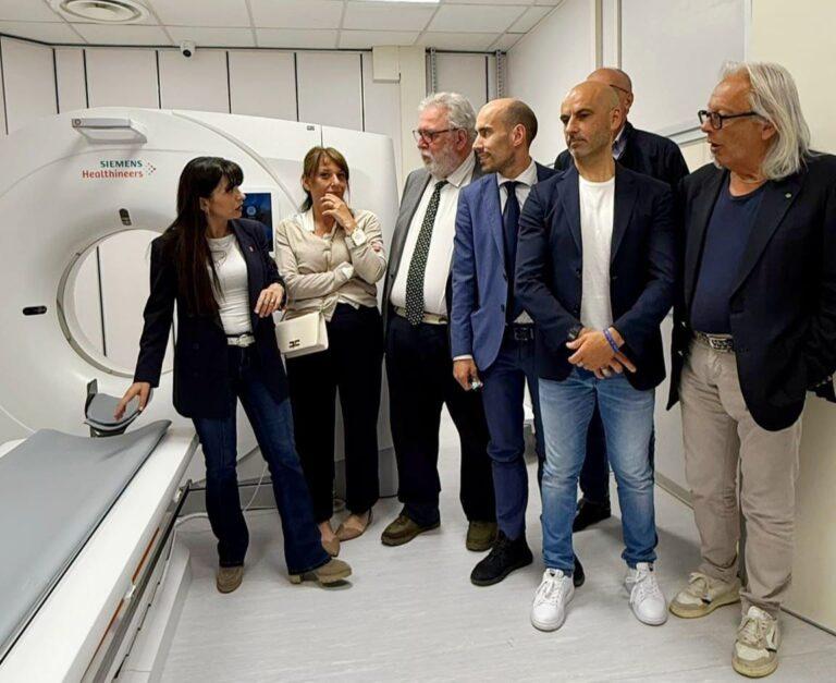 Presidente Proietti in visita all’ospedale di Città di Castello: inaugurata nuova tac e presentati investimenti per 10 milioni di euro