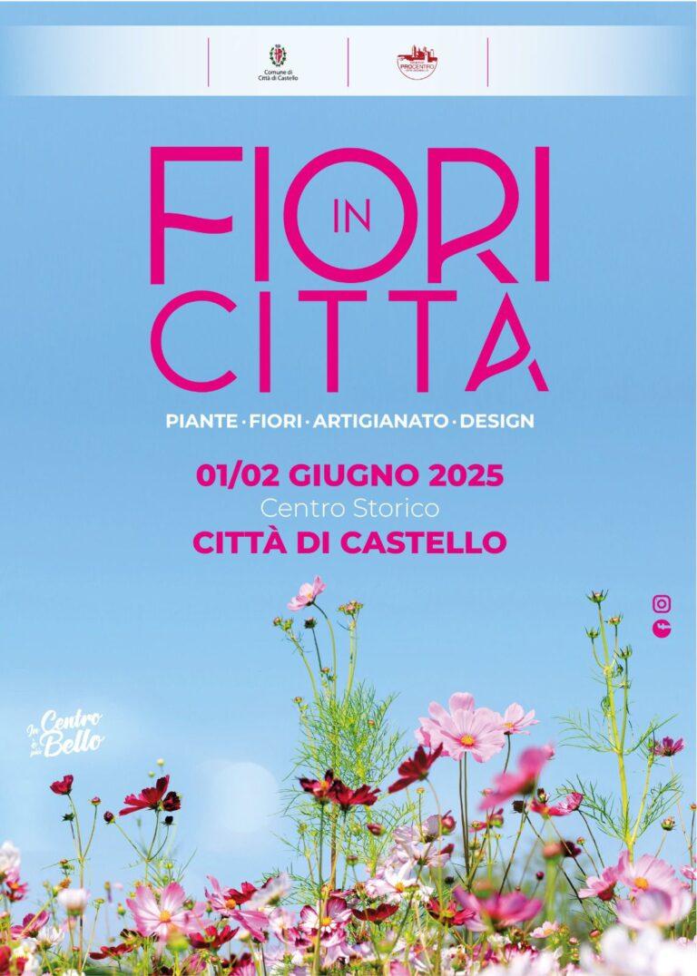 Profumo e colori dei “Fiori in Città” a Città di Castello per il lungo ponte del 2 giugno