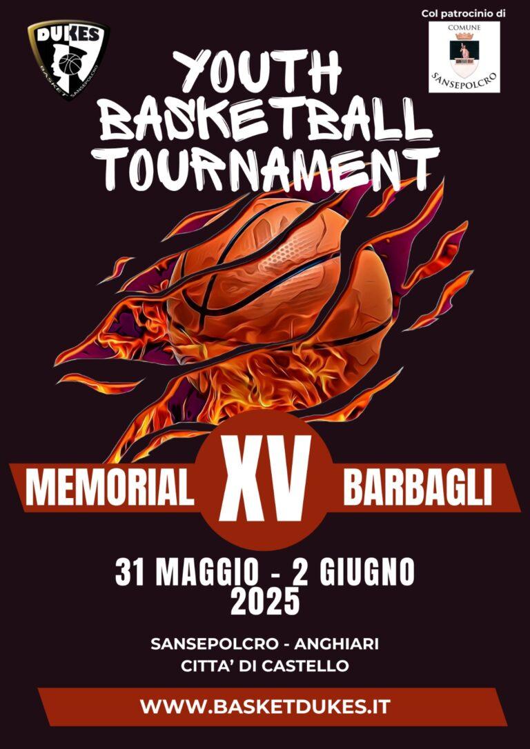 Sabato 31 maggio scatta il “Memorial Barbagli” festival del Basket giovanile