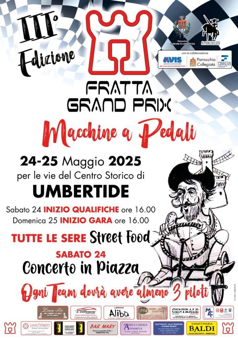 Umbertide: tutto pronto per la terza edizione del “Trofeo Grand Prix della Fratta – Macchine a Pedali”