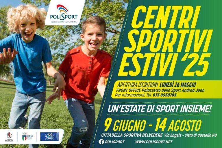 Aperte le iscrizioni per i Centri Sportivi Estivi ’25 Polisport