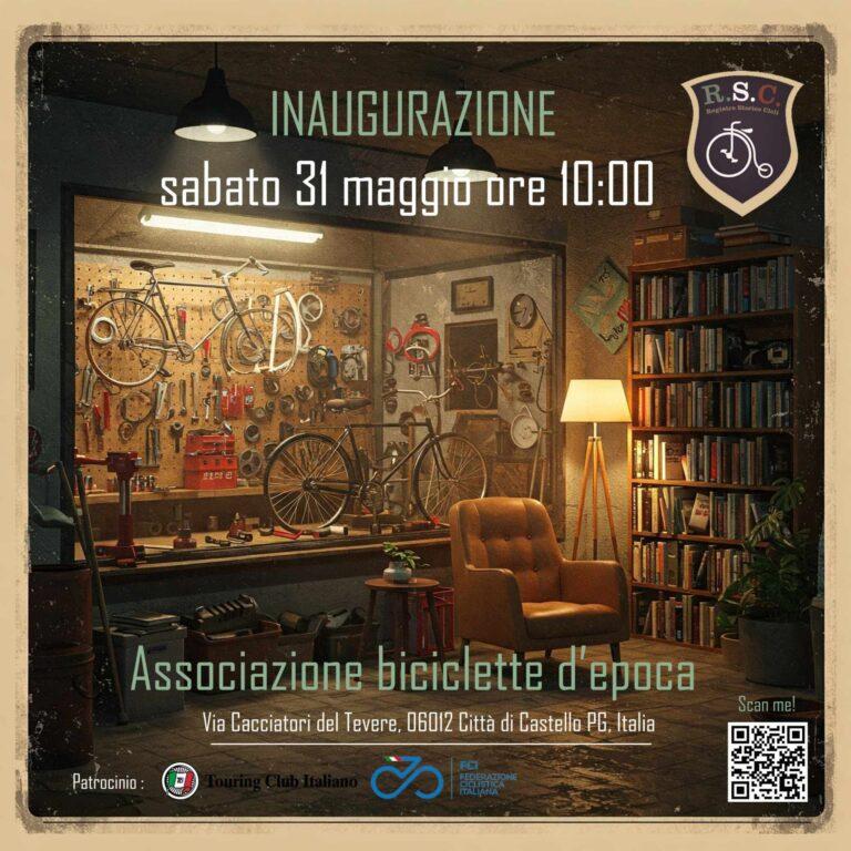 Una ciclofficina, una biblioteca, un bike sharing di bici d’epoca tutto questo a Città di Castello in una formula unica al mondo