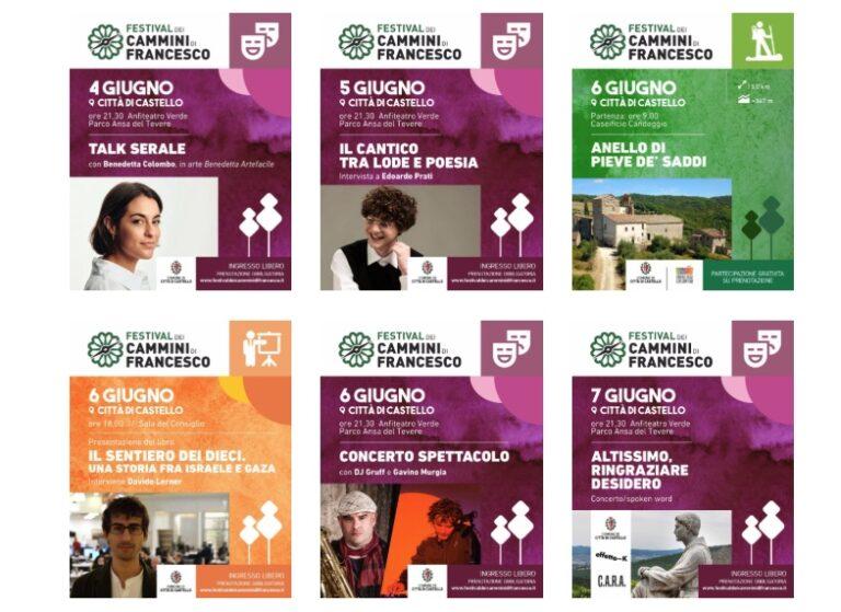 Il Festival dei Cammini di Francesco a Città di Castello tra eventi, parole e musica all’Anfiteatro Verde: tutti gli eventi