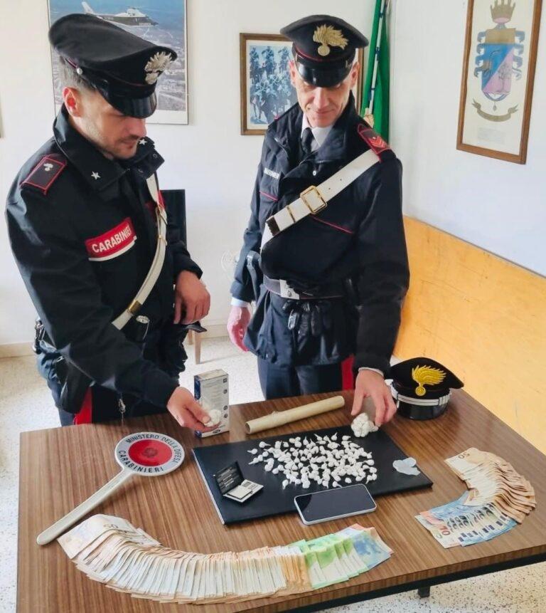 Spoleto: 23enne sorpreso con 100 grammi di cocaina, già confezionati in oltre 170 dosi da spacciare. Arrestato dai Carabinieri
