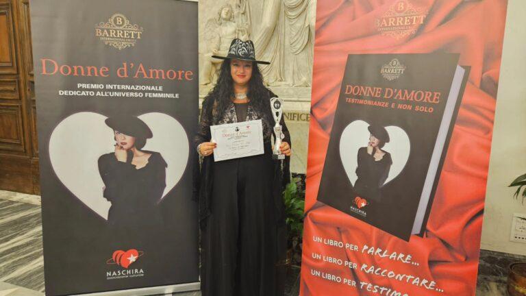 Gipsy Fiorucci: Importante riconoscimento in Campidoglio per la cantautrice e suonoterapeuta umbra che conquista il podio al premio internazionale “Donne D’Amore”