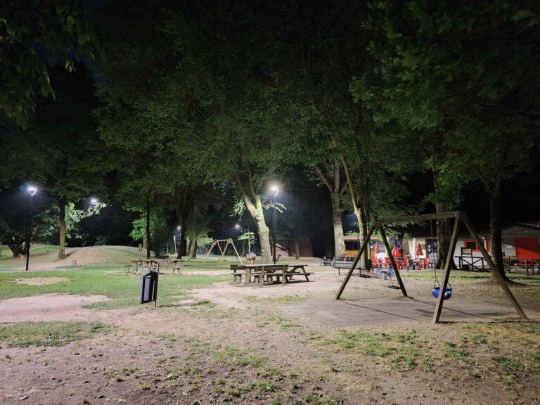Il parco di Rignaldello si illumina: un investimento di 50 mila euro per la sicurezza e il decoro anche di notte