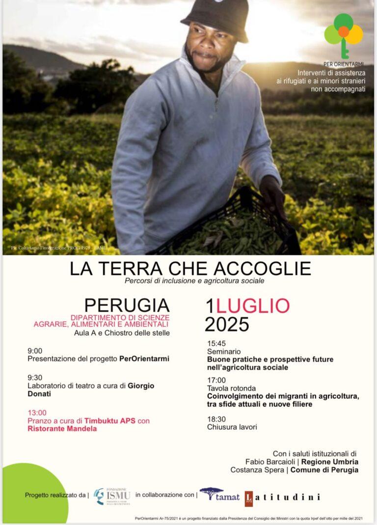 Umbria terra che accoglie e forma al lavoro: il progetto “Per Orientarmi”  si presenta a Perugia – Dsa3,  martedì 1 luglio