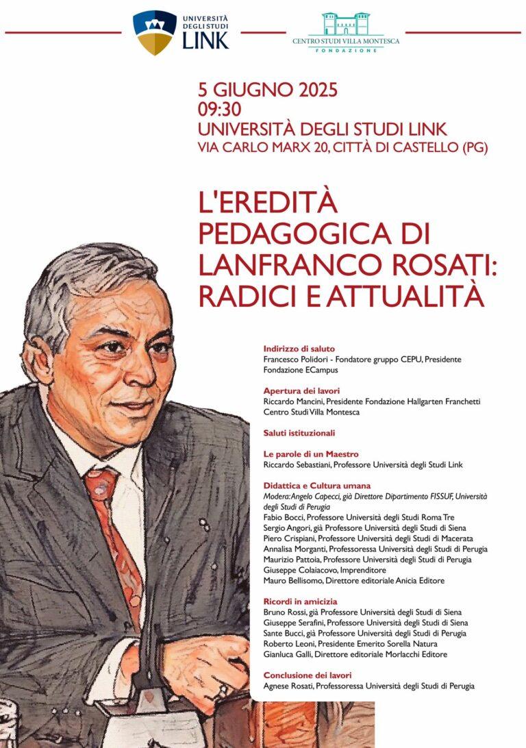 Una giornata di studi per ricordare il “professore”, Lanfranco Rosati