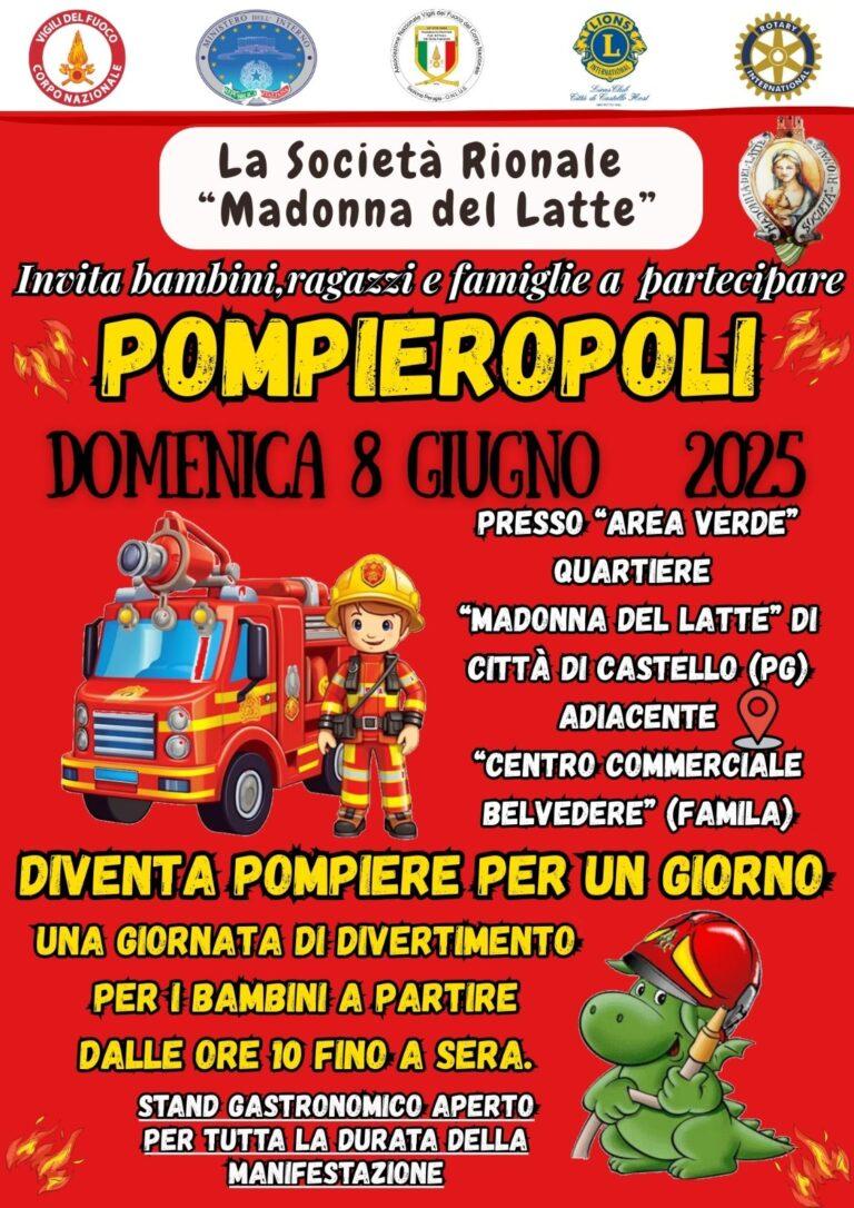 Torna anche quest’anno “pompieropoli” la manifestazione che richiama tantissimi bambini e le loro famiglie