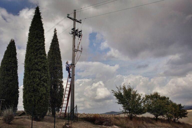 Città di Castello: proseguono lavori Enel per progetti PNRR, si rinnova dorsale elettrica di Cerbara