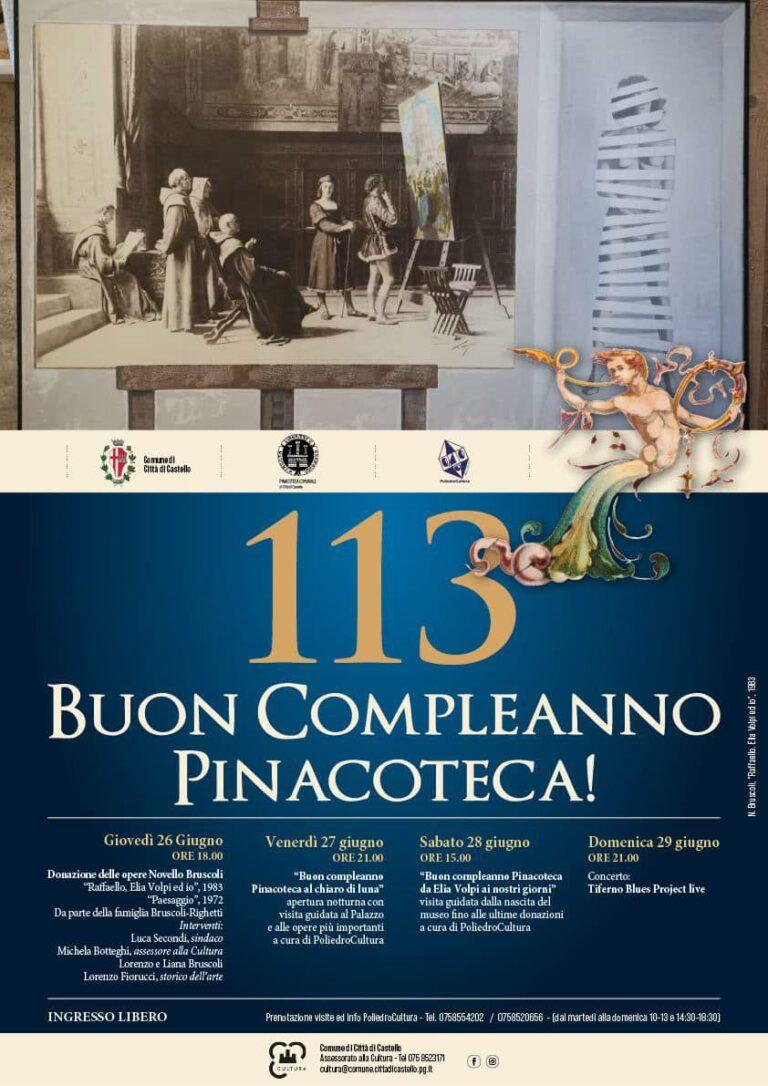 Buon Compleanno Pinacoteca! Quattro giorni di eventi a Palazzo Vitelli