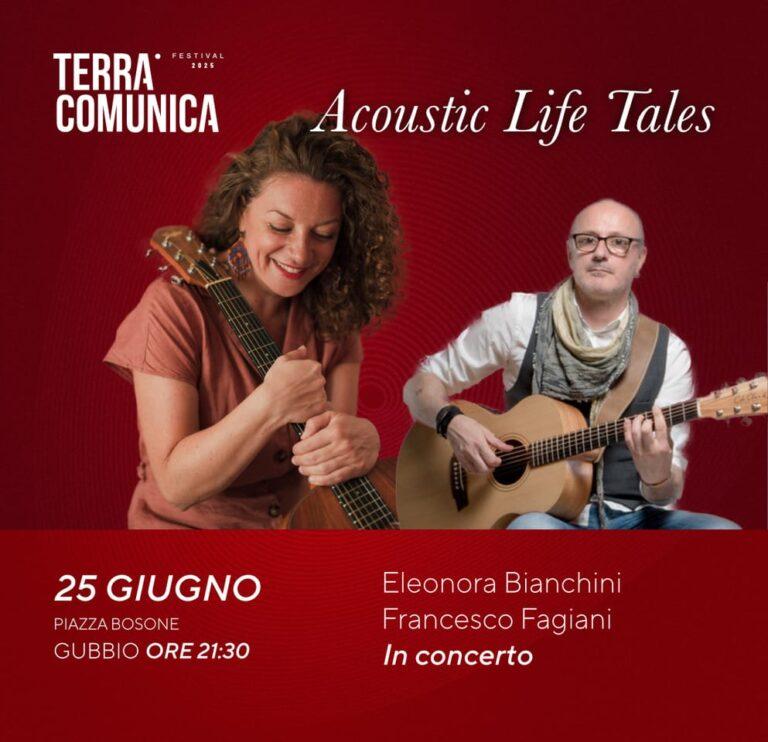 Gubbio, piazza Bosone: concerto ‘Acoustic Life Tales’ per la chiusura della Settimana della sostenibilità