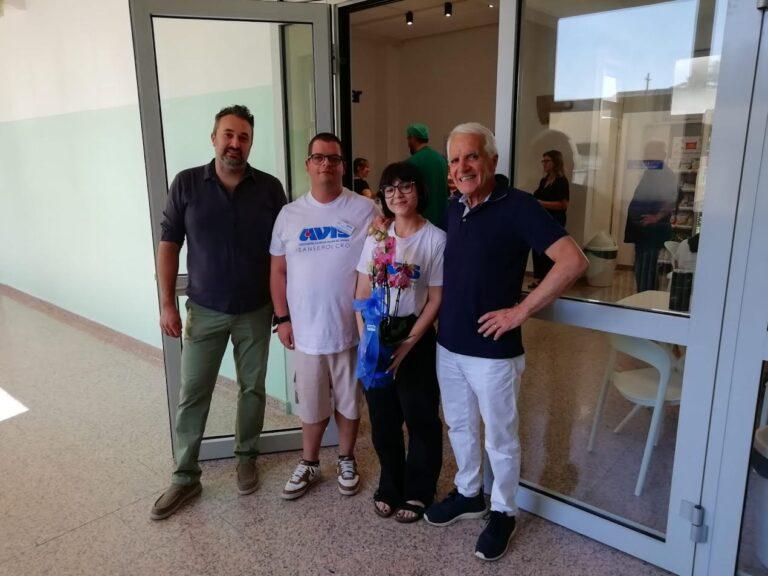 Riapre il bar all’ospedale di Sansepolcro. La visita dell’assessore Menichella