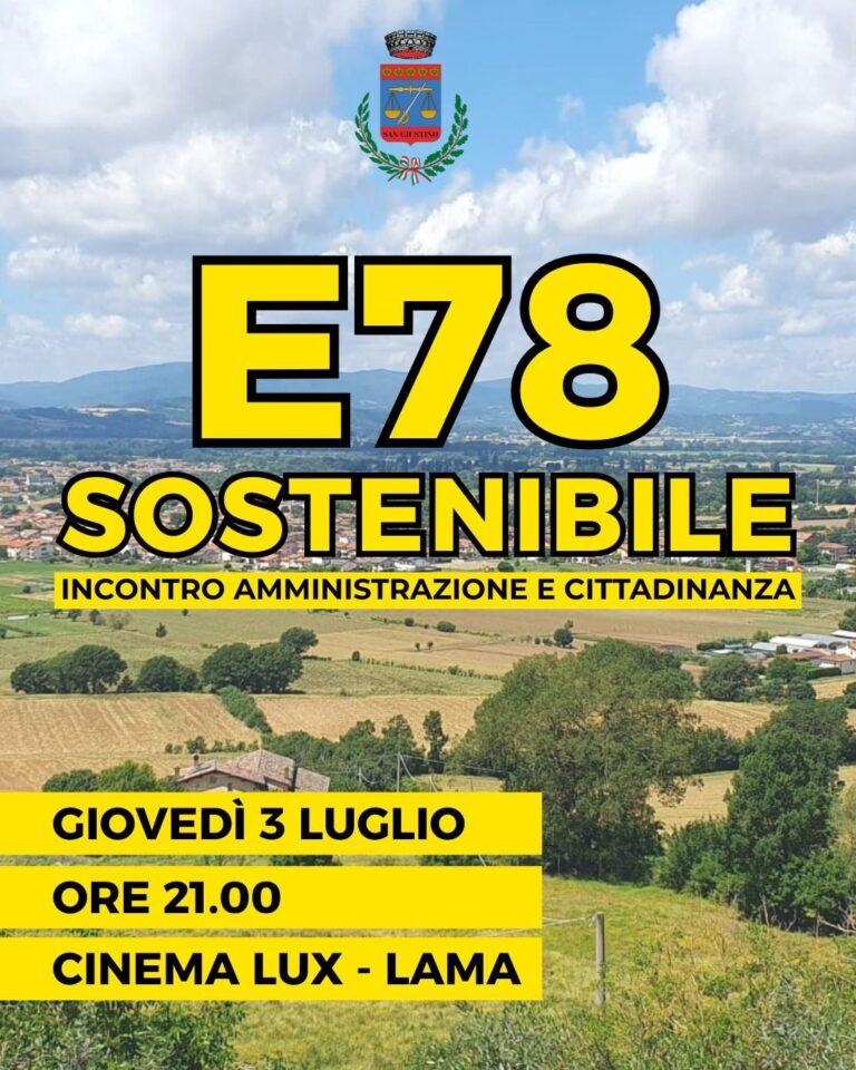“E78 Sostenibile”: giovedì 3 luglio l’iniziativa pubblica al Cinema Lux di Lama