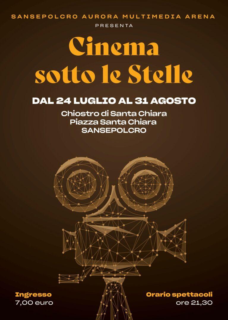 Sansepolcro: Cinema sotto le Stelle dal 24 luglio nel Chiostro di Santa Chiara