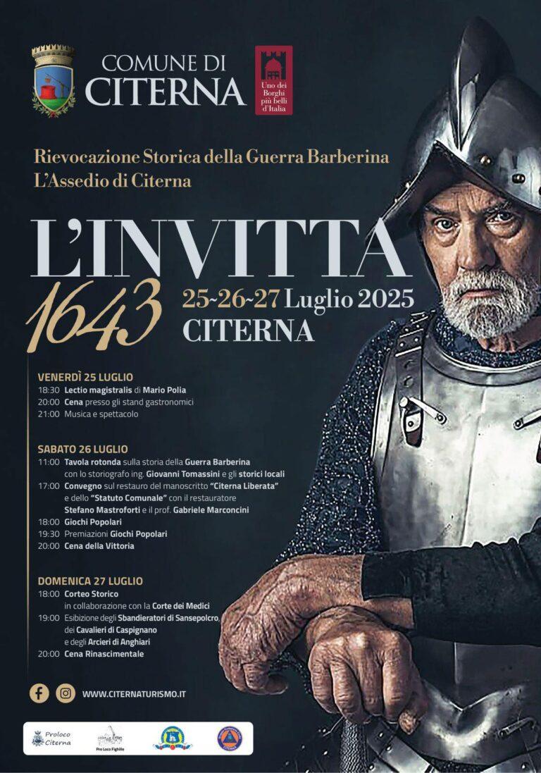 Invitta 1643: Tre giorni nel Seicento a Citerna