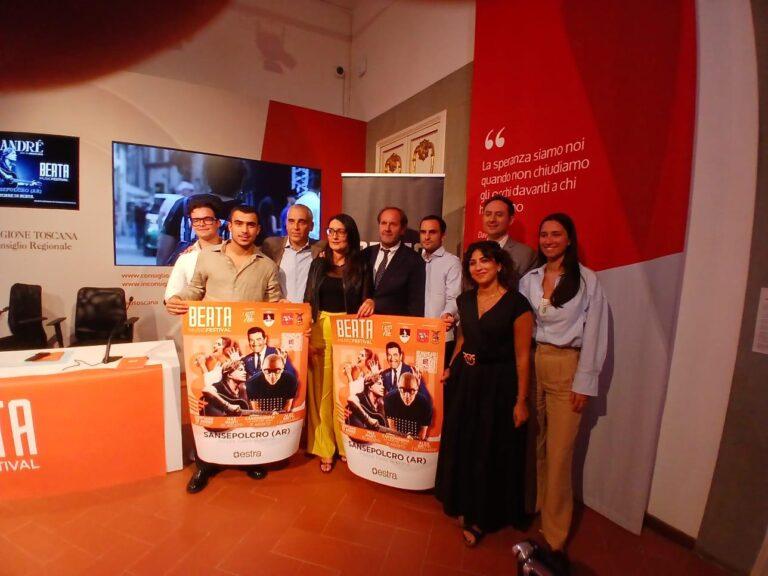 Torna il Berta Music Festival: Sansepolcro pronta ad accogliere la quarta edizione dell’evento musicale dell’estate presentato in Regione a Firenze