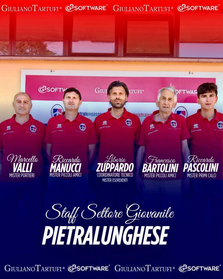 Staff settore giovanile pietralunghese: e’ Liborio Zuppardo il coordinatore. Tutti i componenti e l’innovativo progetto del club rossoblù