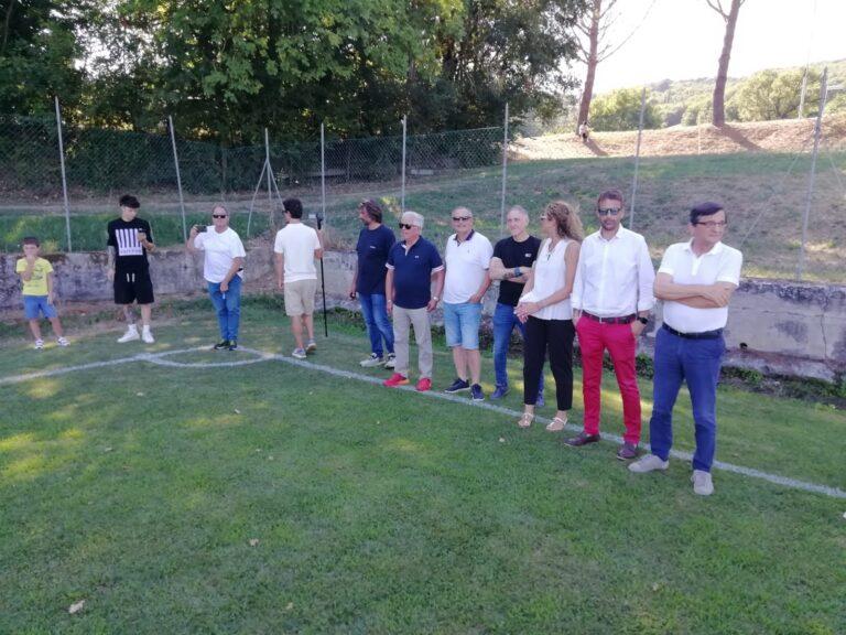 Calcio: al primo giorno di lavoro del nuovo Sansepolcro anche il sindaco Innocenti