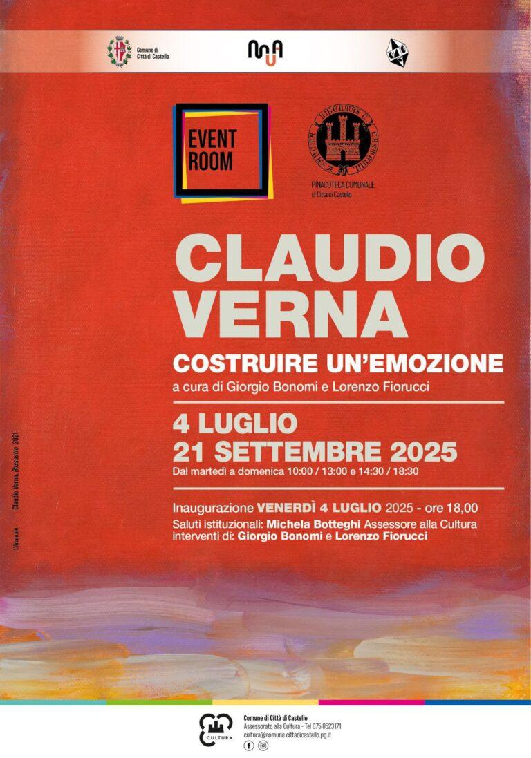Mostra personale di Claudio Verna alla Pinacoteca di Città di Castello