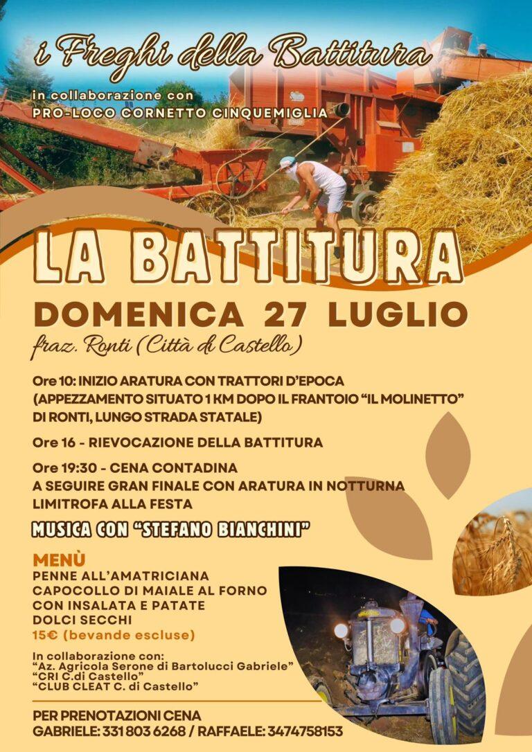 Battitura come una volta: una serata di tradizione e convivialità al Molinetto con sede a Ronti