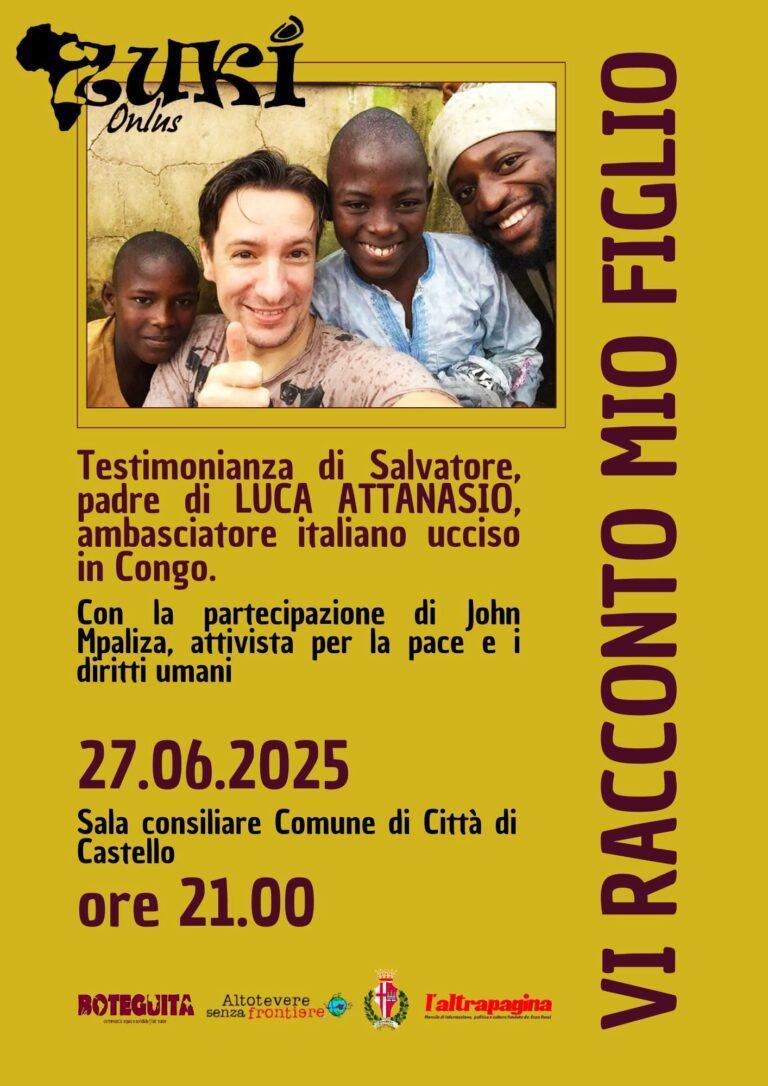 “Vi racconto mio figlio”, successo per l’incontro di Zuki Odv per far luce sull’omicidio dell’ambasciatore Luca Attanasio