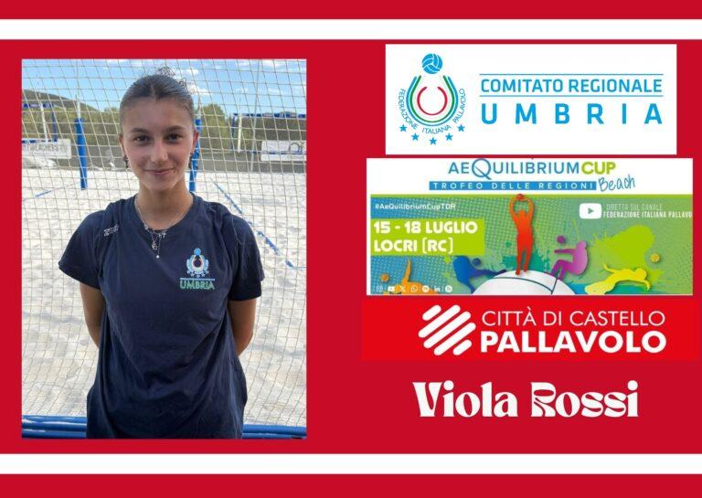 Pallavolo: Città di Castello, Viola Rossi al CQR (Centro di Qualificazione Regionale)