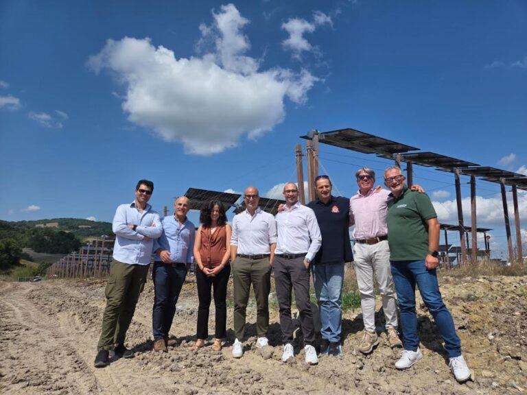 Il futuro dell’agrivoltaico parla umbro, visita istituzionale all’Open Lab di Akren