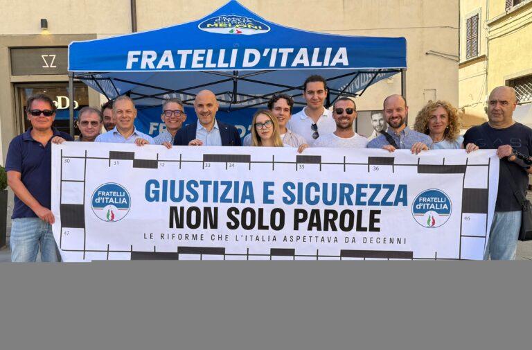 Grande partecipazione questa mattina (sabato 09 agosto) per l’iniziativa di piazza sullacampagna Giustizia e Sicurezza