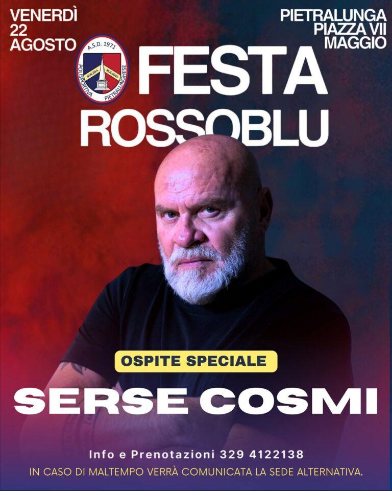 Tutto pronto per la festa rossoblu’. Tra gli ospiti Serse Cosmi