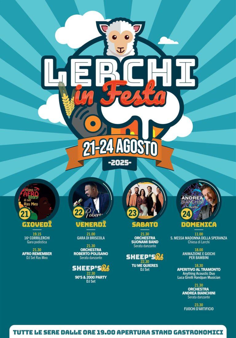 Dal 21 – 24 agosto “Lerchi in Festa”